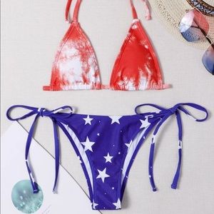 🇺🇸NWT RED WHITE BLUE BIKINI